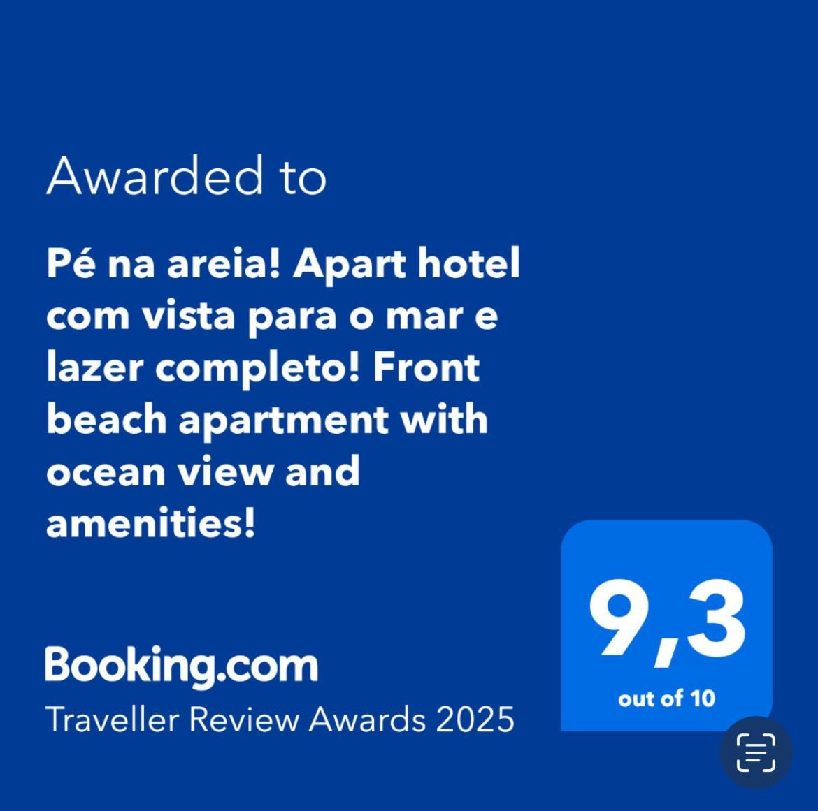 Pe Na Areia: Beachfront With Ocean View * Rio de Janeiro